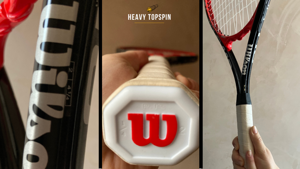 Reducing the handle size of a tennis racket