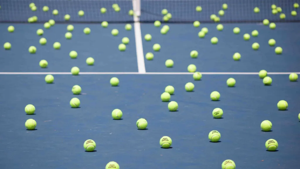 The reason tennis balls are yellow – or maybe green